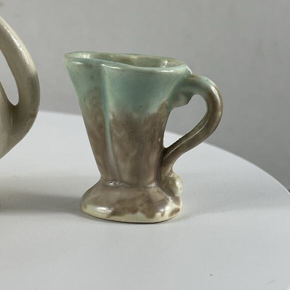 Miniature Ceramic Vases And Pitcher Lot Pottery Mix - Picture 4 of 7